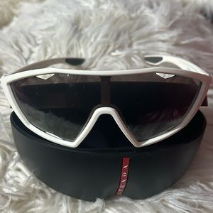 PRADA authentic sunglasses with original box sport made in Italy